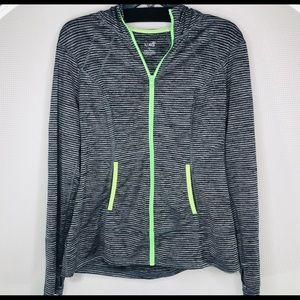 Lukka  Active Hooded Full Zip Jacket w/Thumb Holes